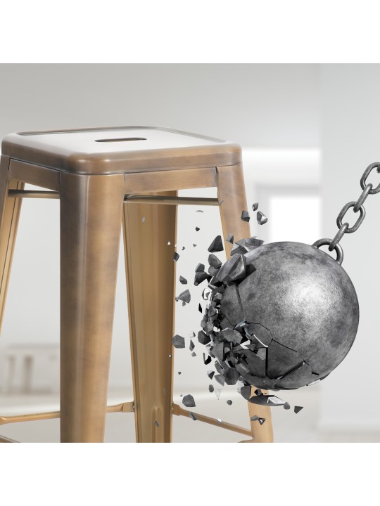 Barkruk Joshua, goud