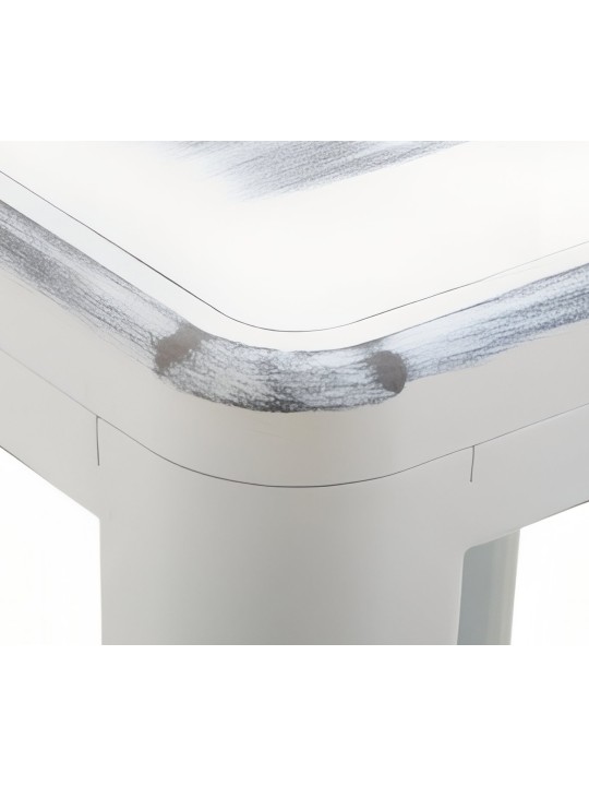 Barkruk Joshua, antiek wit