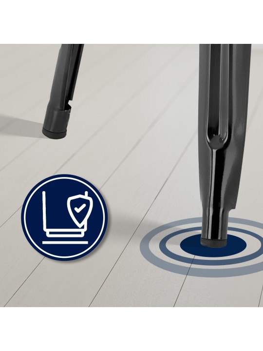 Set van 2 barkrukken Joshua, zwart