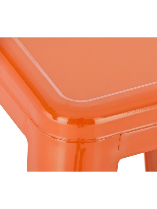 Set van 4 barkrukken Joshua, oranje Set van 4 barkrukken Joshua, oranje