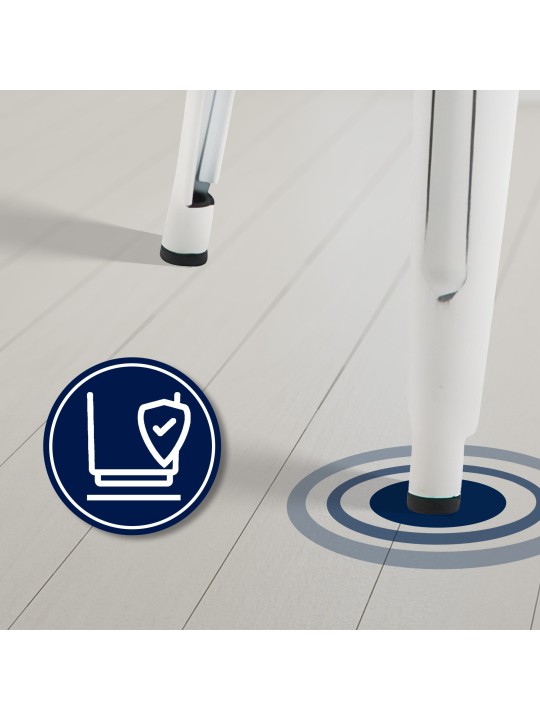 Set van 4 barkrukken Joshua, antiek wit