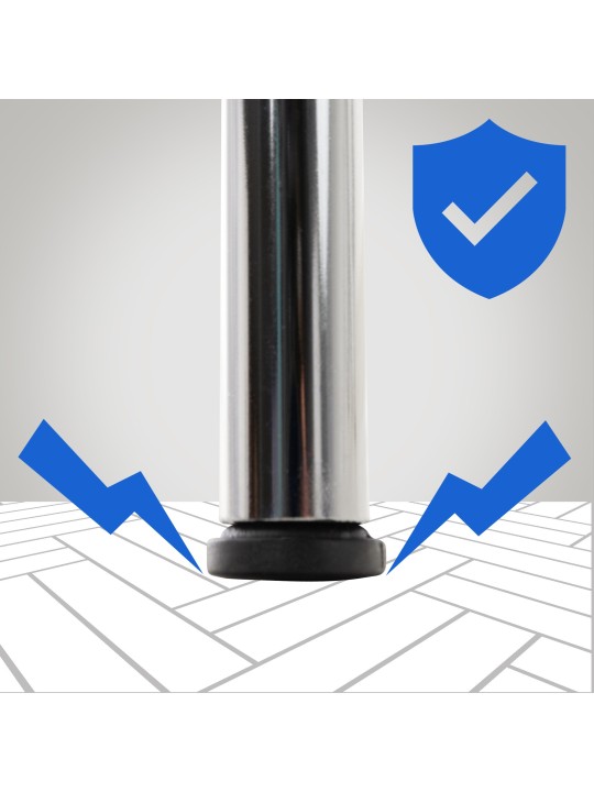 Set van 2 Calisto bezoekersstoelen, bruin