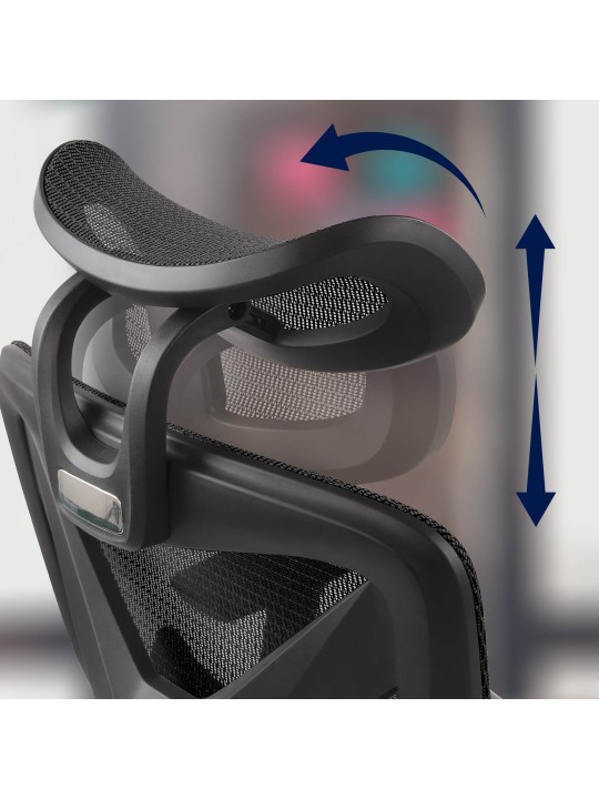 Bureaustoel Reston, zwart/zwart Bureaustoel Reston, zwart/zwart