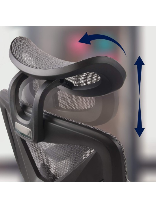 Bureaustoel Reston, zwart/grijs