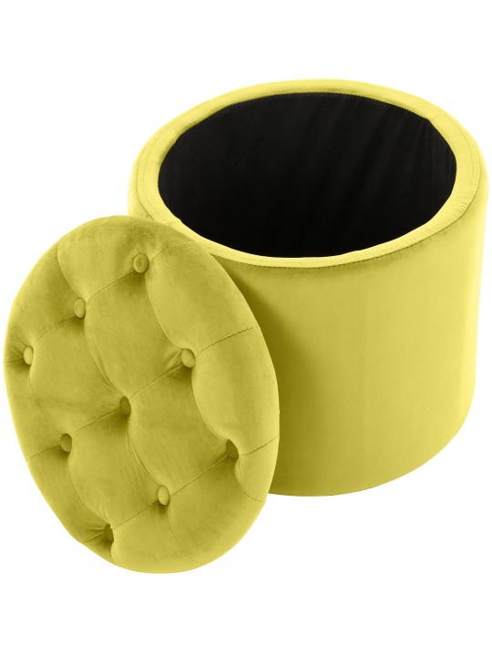 Kruk Pantin fluweel, geel