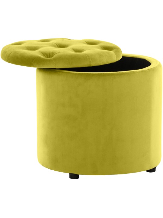 Kruk Pantin fluweel, geel