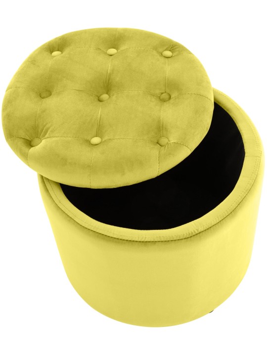 Kruk Pantin fluweel, geel