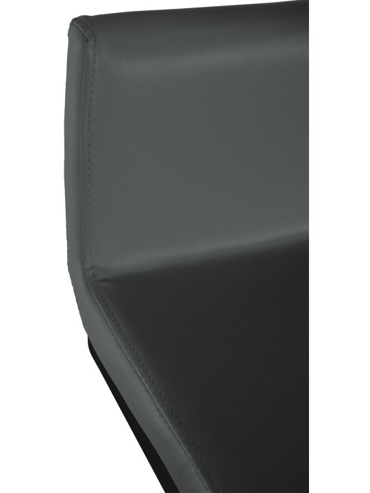 Barkruk Newport kunstleer B, donkergrijs