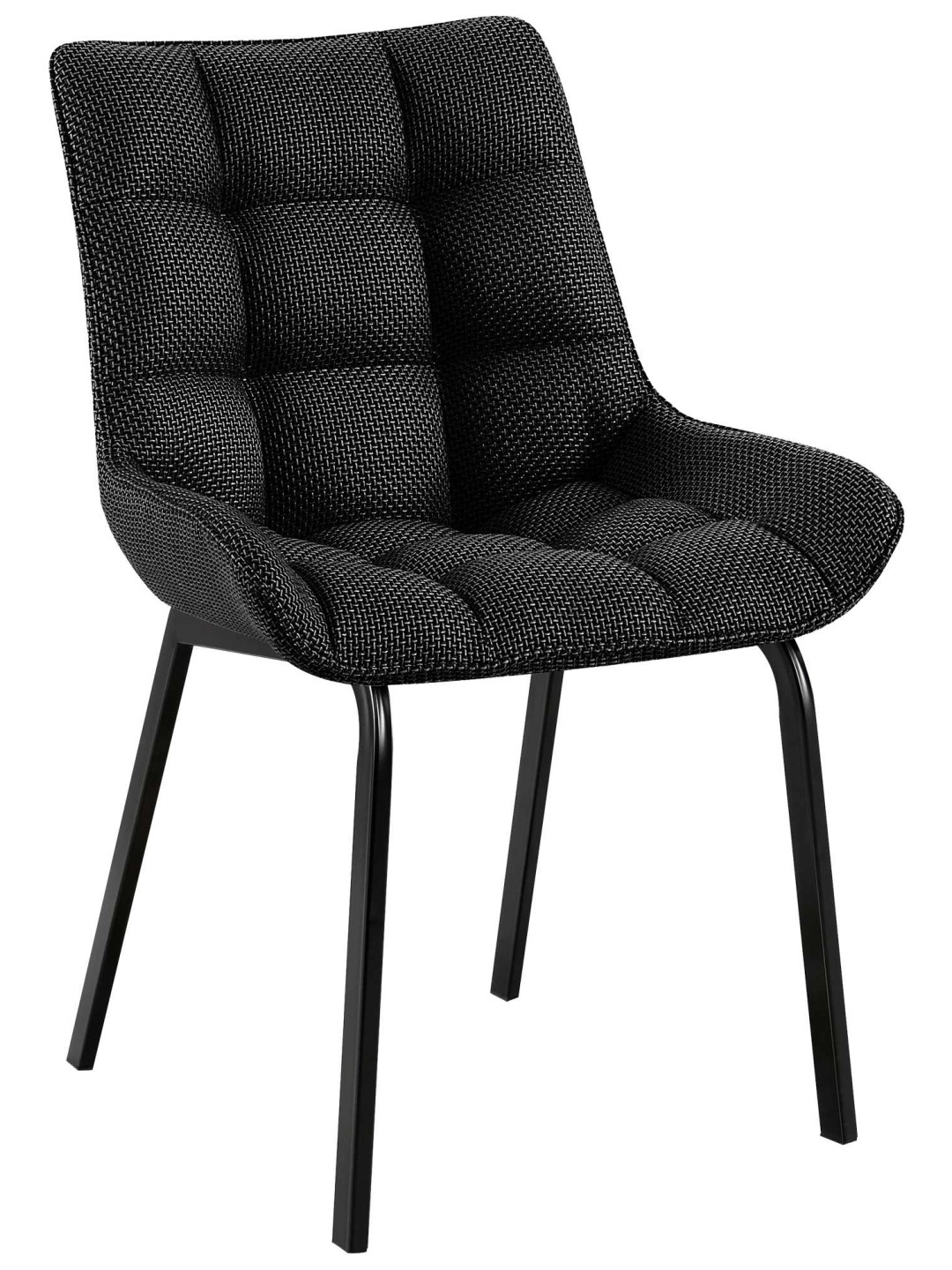 Stoel Saranda stof, titaniumgrijs