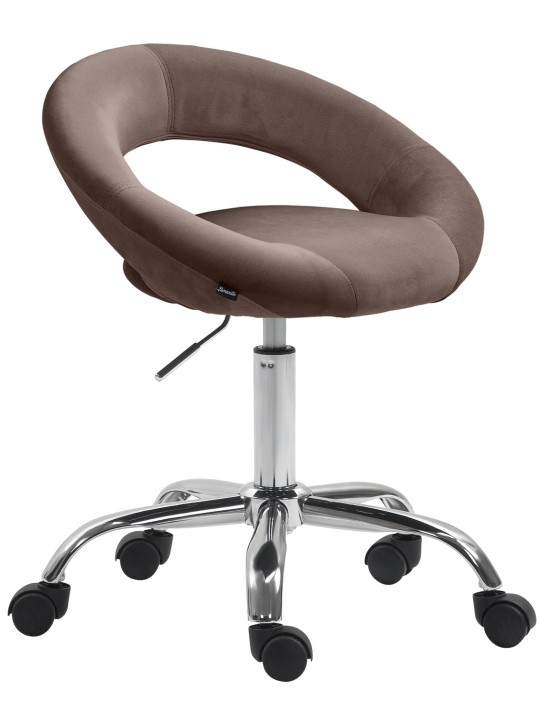 Werkkruk Olinda fluweel, bruin Werkkruk Olinda fluweel, bruin