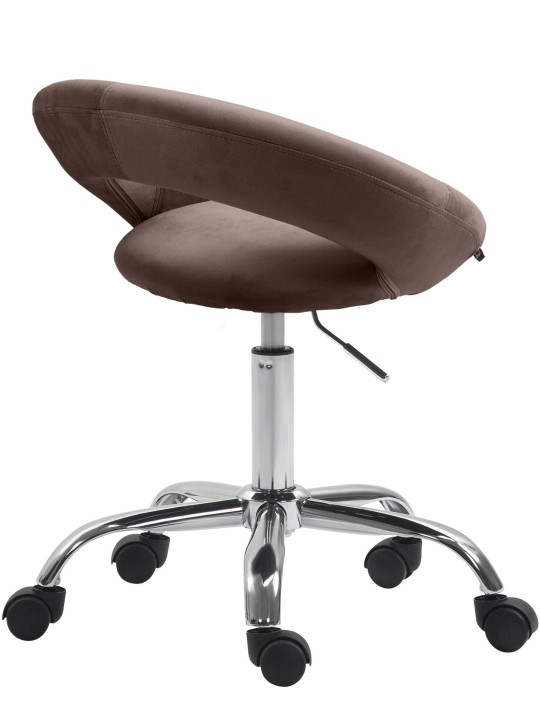 Werkkruk Olinda fluweel, bruin Werkkruk Olinda fluweel, bruin