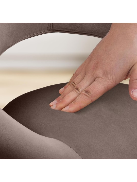 Werkkruk Olinda fluweel, bruin Werkkruk Olinda fluweel, bruin