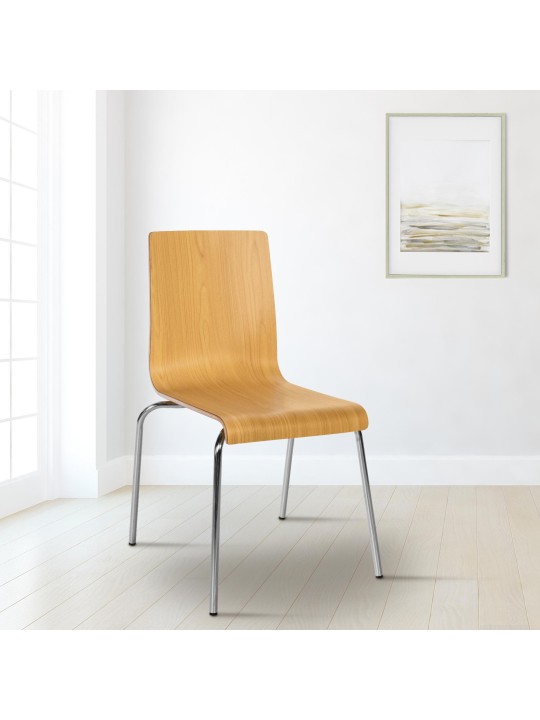 Besucherstuhl Gahanna, naturel Besucherstuhl Gahanna, naturel