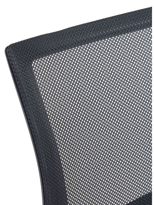 Bezoekersstoel Eureka, zwart