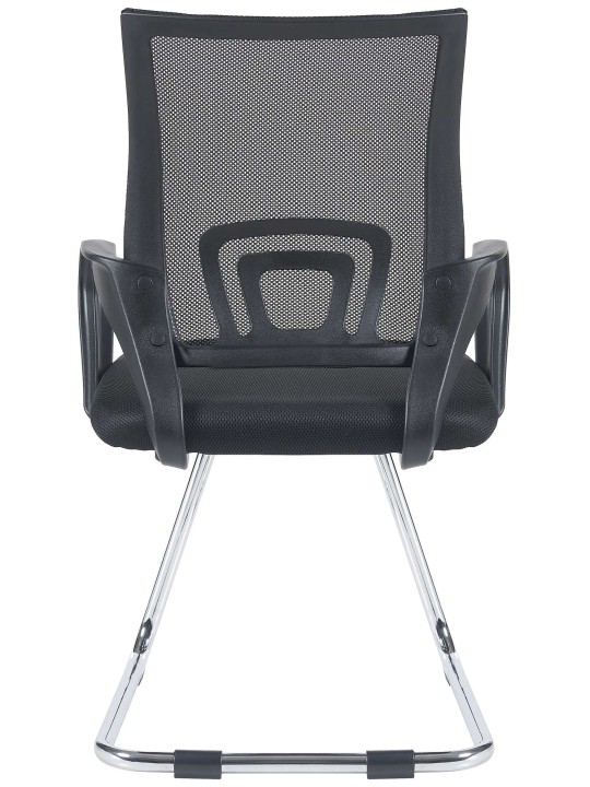Bezoekersstoel Eureka, zwart
