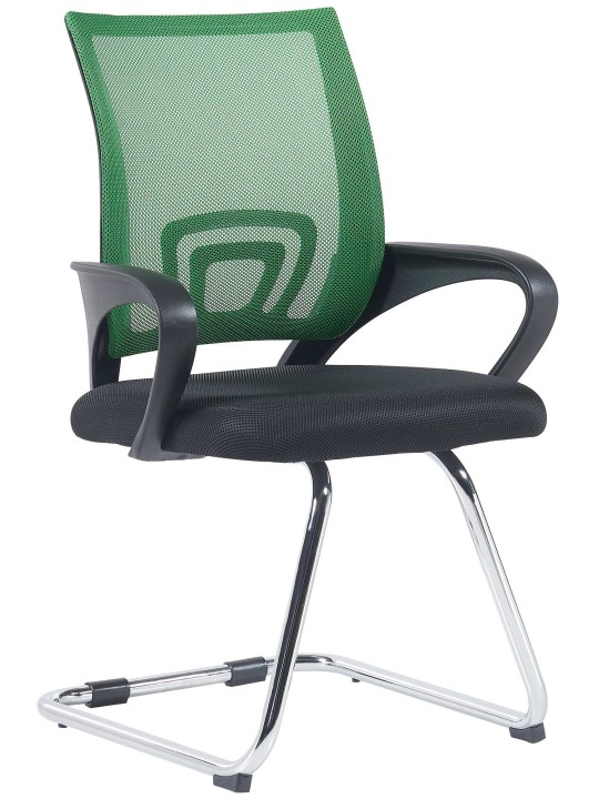 Bezoekersstoel Eureka, groen