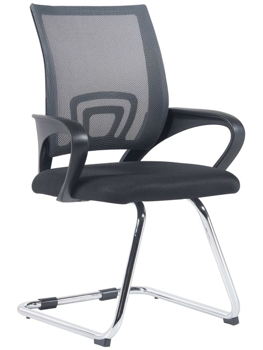 Bezoekersstoel Eureka, grijs