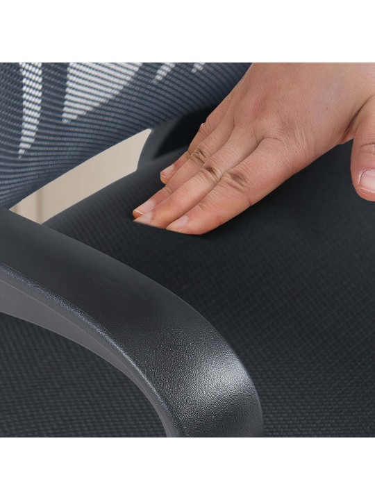 Bezoekersstoel Eureka, grijs