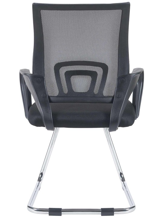 Set van 2 bezoekersstoelen Eureka, grijs