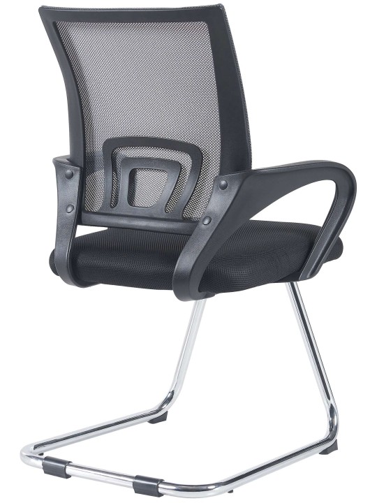 Set van 2 bezoekersstoelen Eureka, grijs