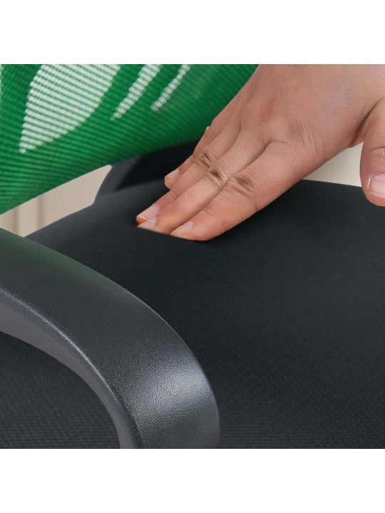 Set van 2 bezoekersstoelen Eureka, groen Set van 2 bezoekersstoelen Eureka, groen