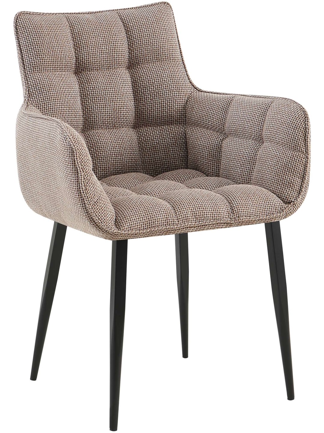 Stoel Tirana stof, terrabruin