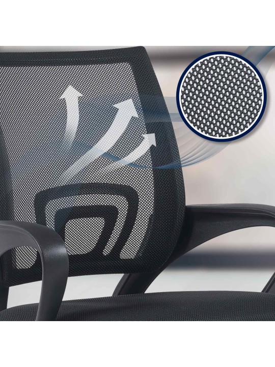 Bureaustoel Genius, zwart