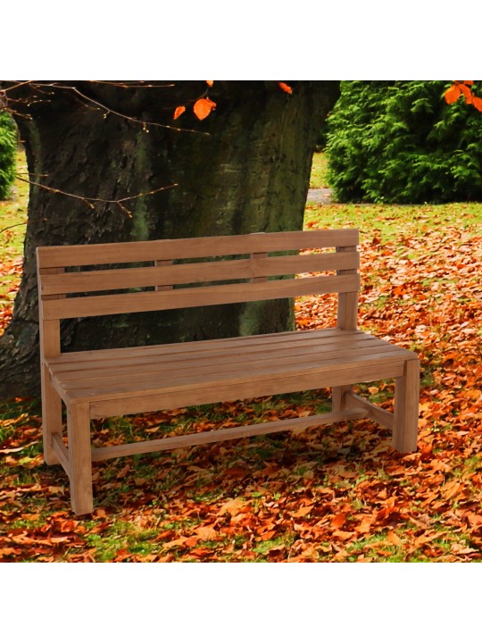 Teakhouten bank Augusta 120 cm, teak