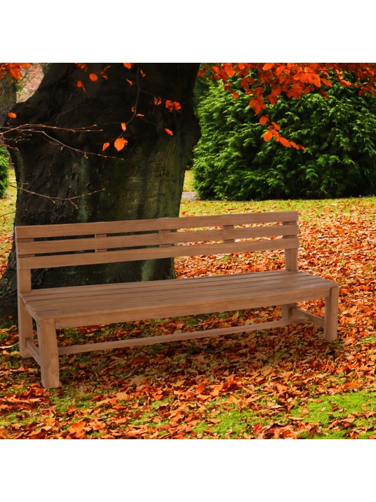 Teakhouten bank Augusta 240 cm, teak