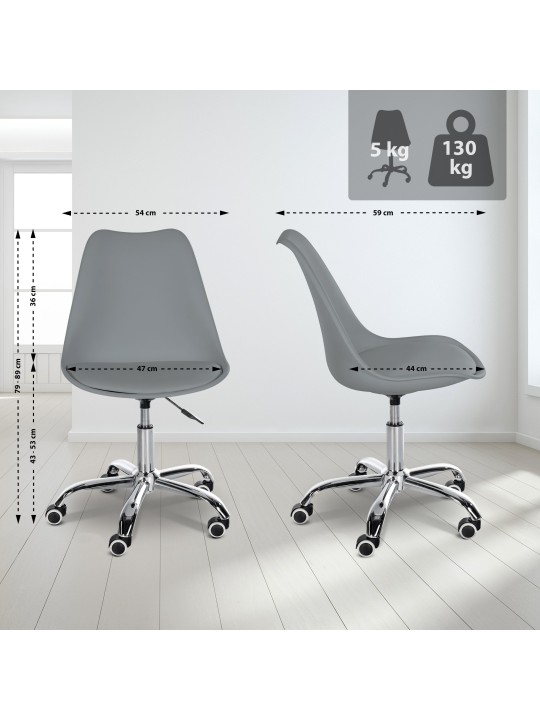 Werkkruk Laflin, grijs