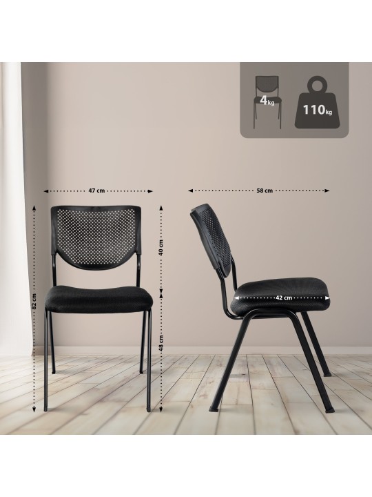 Voorzitter Kaber, zwart/zwart