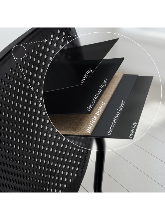 Voorzitter Kaber, zwart/zwart