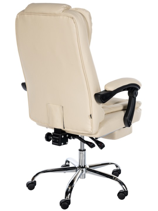 Bureaustoel Oxygen kunstleer, crème