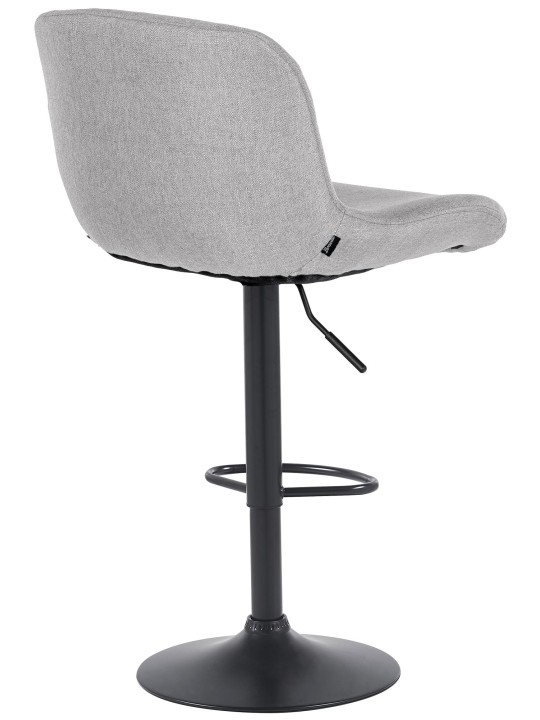 Barkruk Solon stof, lichtgrijs