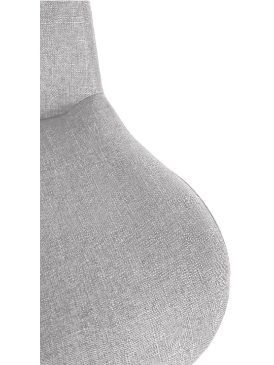 Barkruk Solon stof, lichtgrijs