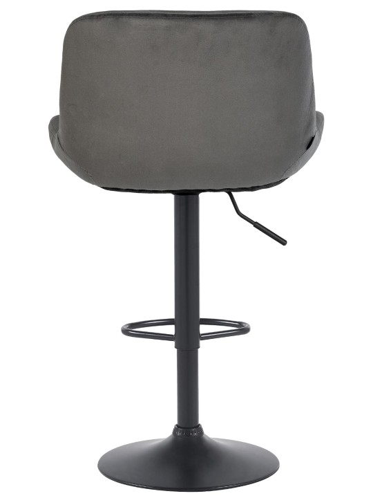 Barkruk Solon fluweel, donkergrijs Barkruk Solon fluweel, donkergrijs