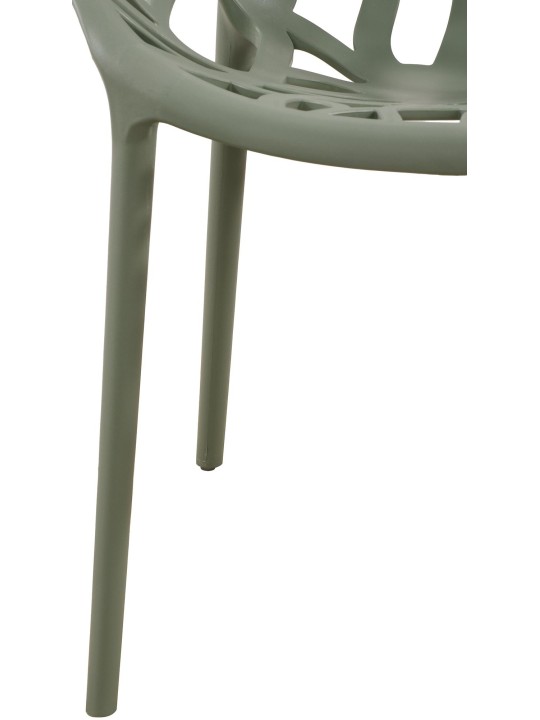 Set van 4 stoelen Hope, olijfgroen Set van 4 stoelen Hope, olijfgroen