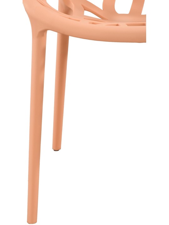 Set van 4 stoelen Hope, perzik