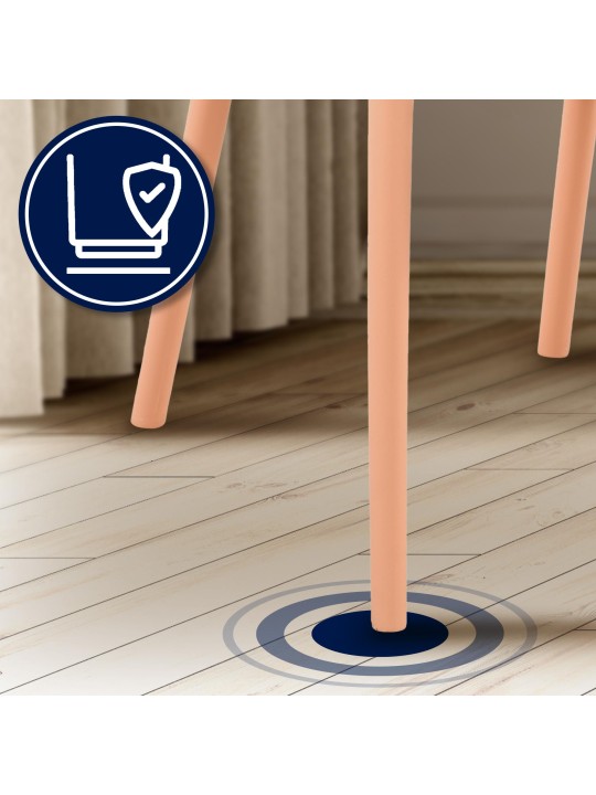 Set van 4 stoelen Hope, perzik