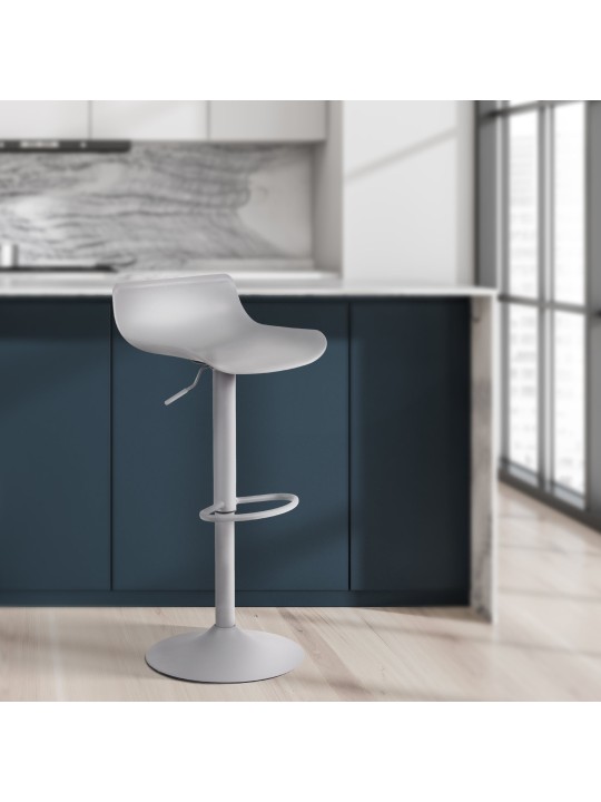 Set van 4 barkrukken Aveiro, grijs Set van 4 barkrukken Aveiro, grijs