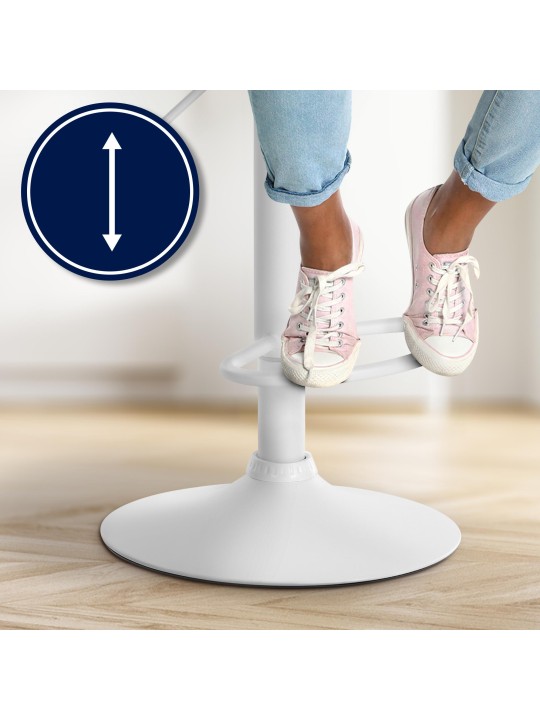 Barkruk Laurel stof, bruin