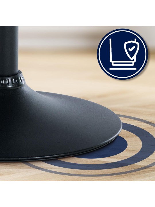 Barkruk Laurel stof, bruin