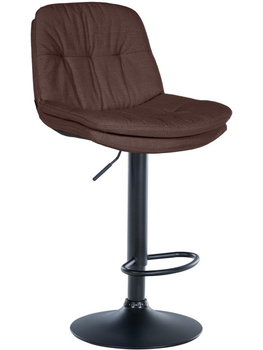 Barkruk Laurel stof, bruin