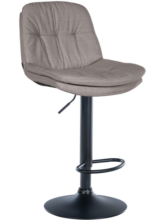 Barkruk Laurel stof, grijs