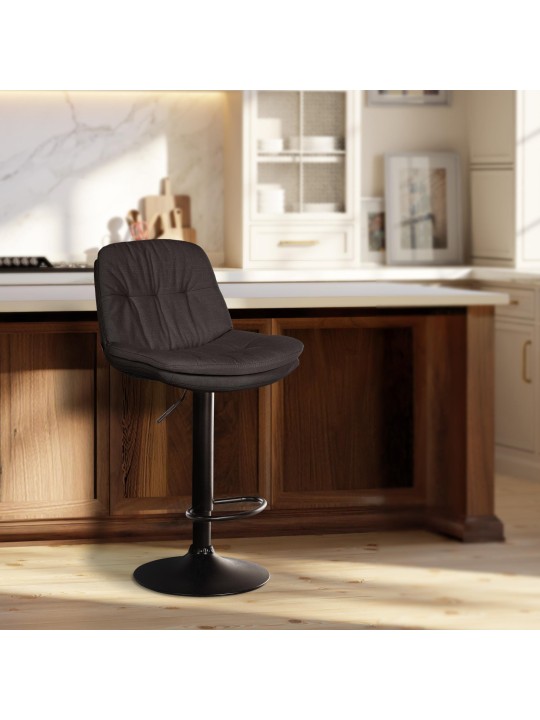 Barkruk Laurel stof, donkergrijs Barkruk Laurel stof, donkergrijs