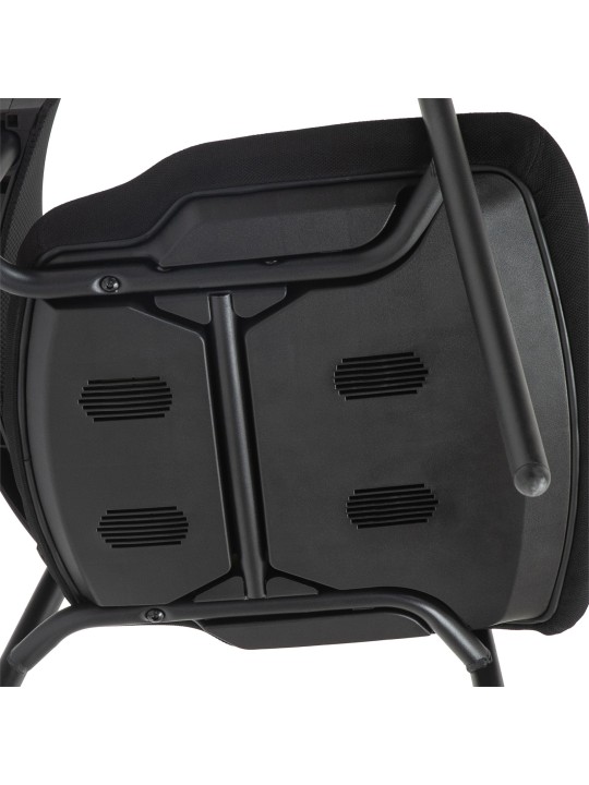 Bezoekersstoel Volga, zwart