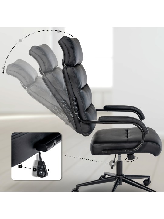 Bureaustoel Campo, zwart/zwart