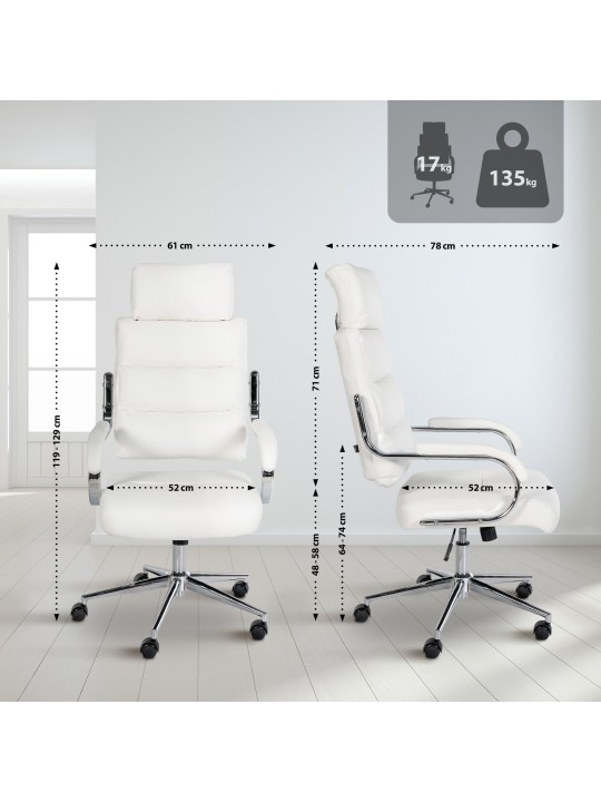 Bureaustoel Campo, wit