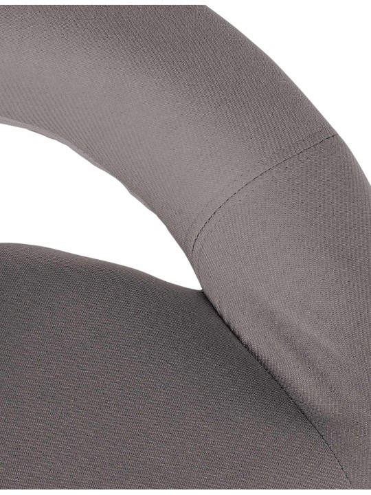 Barkruk Olinda stof, grijs