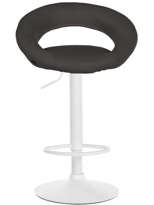 Set van 2 barkrukken Olinda stof, donkergrijs